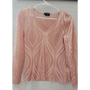 Bebe | See-through long-sleeve top